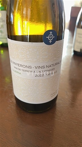 Wijnen Blanc sec Lluerna Finca Els Vinyerons 2022 Spanje Catalonië Penedès DO