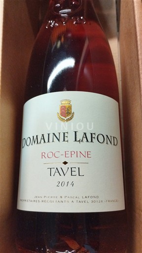 Thung lũng Rhône Tavel Domaine Lafond Roc-Epine 2014