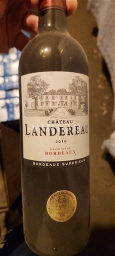 Burdeos Bordeaux superior Château Landereau 2018