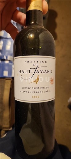 Bordeaux Lussac-saint-émilion Haut-Jamard Prestige 2020