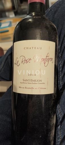 Bordéus Saint-Émilion Château La Rose Monturon 2014