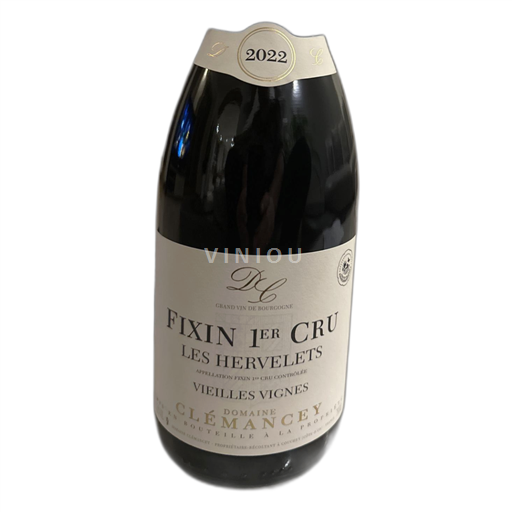 Vin Rouge sec Vieilles Vignes Domaine Clémancey 2022 France Bourgogne Fixin AOC