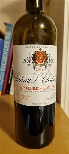 Bordeaux Saint-Émilion Grand Cru Château St-Christophe 2017
