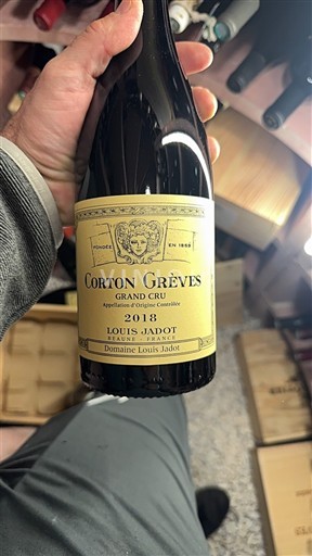Burgundi Corton Grand Cru Domaine Louis Jadot 2018