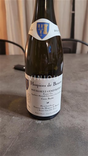 Bourgogne Meursault Premier Cru Hospices de Beaune Genevrieres Baudot 2017