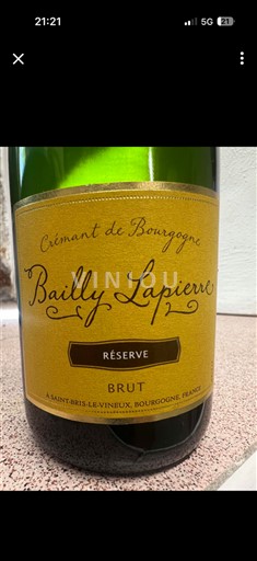 Bourgondië Crémant de Bourgogne Bailly Lapierre Réserve Niet-geïntegreerd