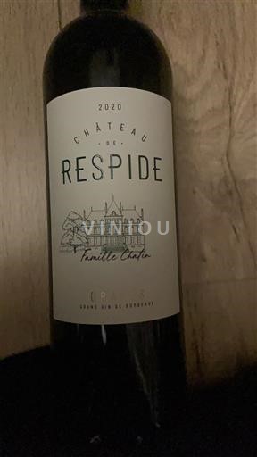 Bordeaux Graves Château Respide 2020