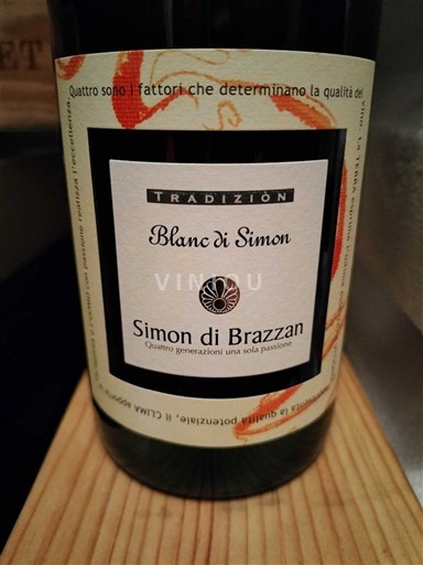Viner Blanc sec Blanc di Simon Simon di Brazzan 2016 Italien Friuli-Venezia Giulia Friuli Isonzo DOC