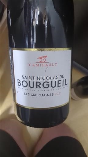 Údolí Loiry Saint-Nicolas-De-Bourgueil Y. Amirault Les Malgagnes 2021