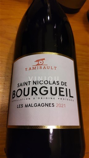 Loire-dalen Saint-Nicolas-De-Bourgueil Y. Amirault Les Malgagnes 2021