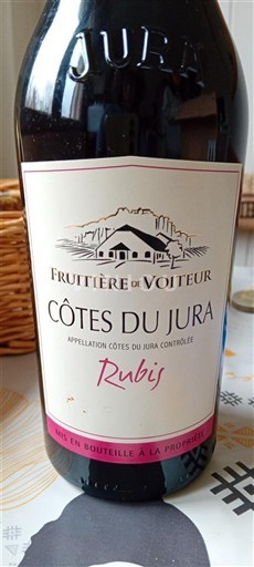 Jura Côtes-du-jura Fruitière de Voiteur Rubis 2013