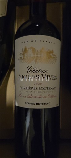 Languedoc Corbières-boutenac Château Aigues Vives 2020