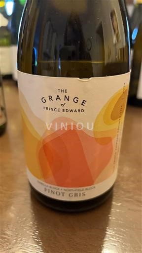 Ontario Prince Edward County VQA The Grange of Prince Edward Pinot Gris 2023