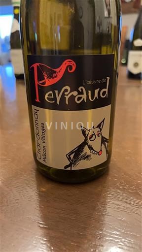 Burgundi Mâcon ja Mâcon-kylät L'œuvre de Perraud 2017