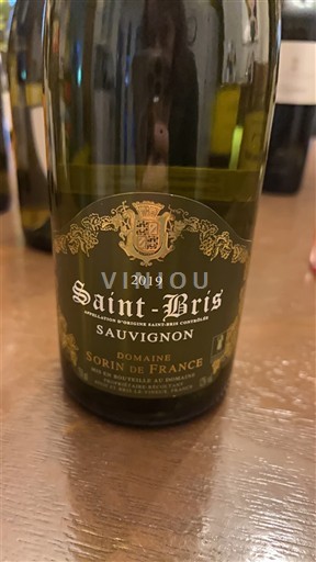 Burgundi Saint-Bris Domaine Sorin de France 2019