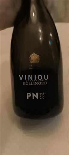 Champaña Champán Bollinger PNTX20 2020