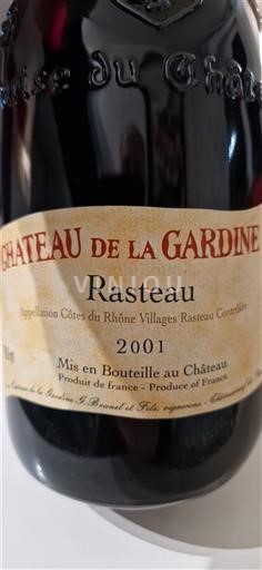 Valle del Ródano Rasteau Château La Gardine 2001