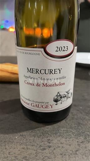 Borgogna Mercurey Domaine Gaugey Creux de Monthelon 2023
