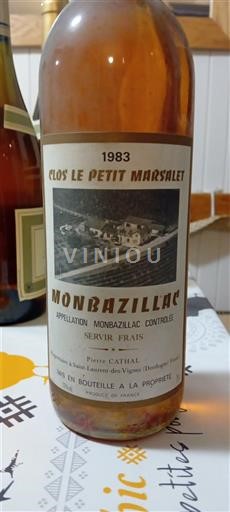 Jugozahod Monbazillac Clos le Petit Marsalet 1983