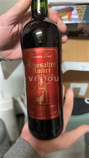Vine Rouge sec Ambré Domaine Louis Non millésimé Frankrig Roussillon Rivesaltes AOC