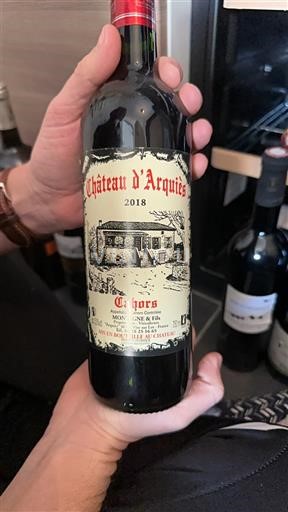 Zuidwest-Frankrijk Cahors Château Arquies 2018