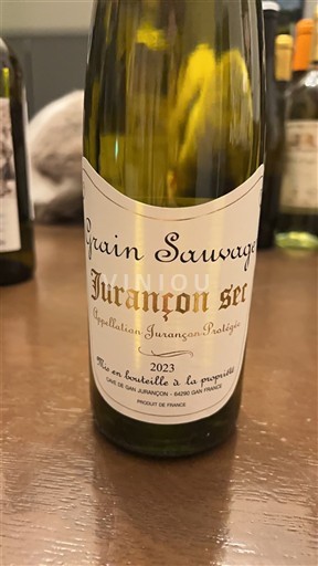 Südwestfrankreich Jurançon Cave d'Ange Grain Sauvage 2023
