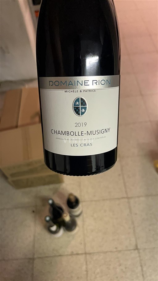 Burgundi Chambolle-Musigny Domaine Rion Les Cras 2019