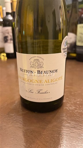 Bourgogne Bourgogne Aligoté Nuton-Beaunoy Les Fossiles 2023