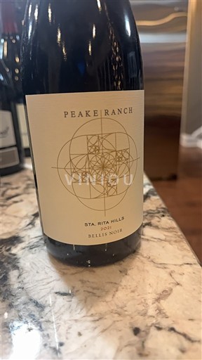 Kalifornské AVA Nespecifikováno Peake Ranch Bellis Noir 2021