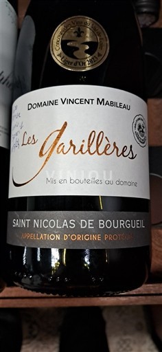 Vallée de la Loire Saint-Nicolas-De-Bourgueil Domaine Vincent Mabileau Les Garillères Non Millésimé