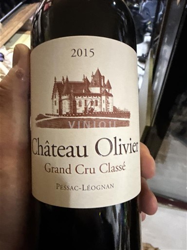 Burdeos Pessac-Léognan Grand Cru Château Olivier 2015