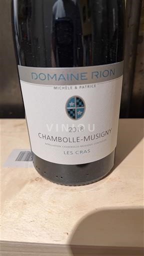 Borgoña Chambolle-Musigny Domaine Rion Les Cras 2018