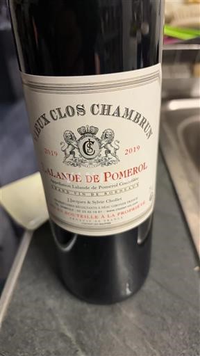 Burdeos Lalande-de-Pomerol Vieux Clos Chambrun 2019