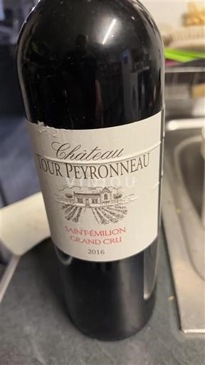 Bordeaux Saint-Émilion Grand Cru Grand Cru Château Tour Peyronneau 2016