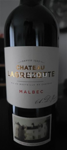 Sud-Ouest Cahors Château Lagrézette Malbec 2017