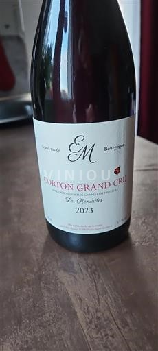 Burgundi Corton Grand Cru EM Les Renardes 2023