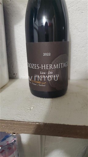 Rhône-dalen Crozes-Hermitage Yann Chave Lieu-Dit Les Grappaits 2022