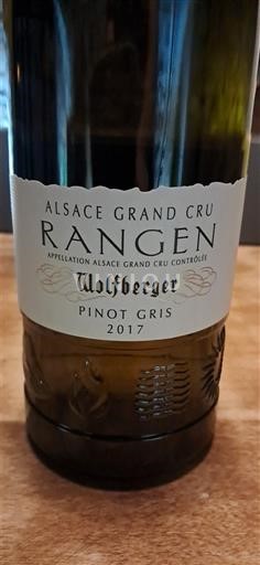 Alsace Pinot Gris Grand Cru Wolfberger Grand cru Rangen 2017