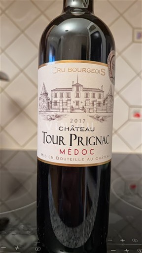 Bordeaux Médoc Cru Bourgeois Tour Prignac 2017