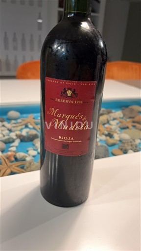 La Rioja Rioja Marqués de Mudela Reserva 1998