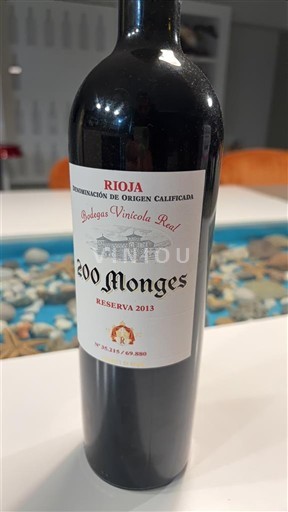 La Rioja Rioja Bodegas Vinicola Real 200 Monges Reserva 2013
