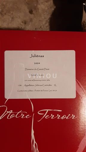 Beaujolais Juliénas Domaine Granit Doré 2024