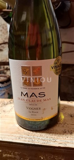 Languedoc et Roussillon Pays d'oc Jean-Claude Mas Viognier Le Pouch 2024