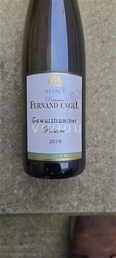 Alsasko Nespecifikováno Domaine Fernand Engel Réserve 2019
