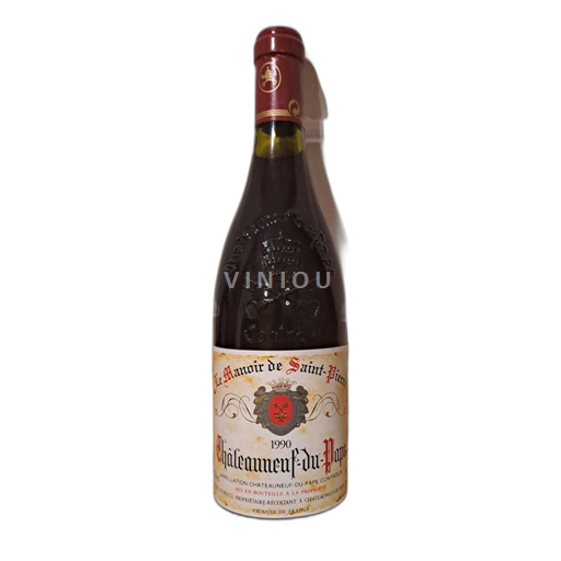 Vallée du Rhône Châteauneuf-du-pape Le Manoir de Saint Pierre 1990