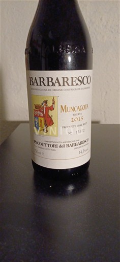 Campania Aglianico del Taburno Produttori del Barbaresco Muncagota 2015