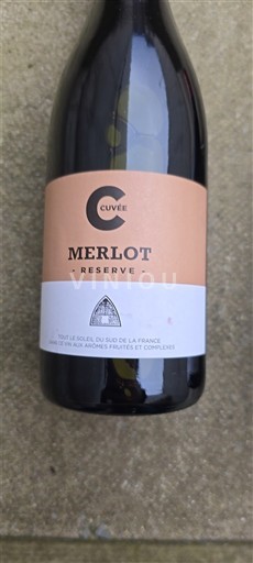 Vinos Rouge sec Cuvée Merlot Réserve 2021 Francia Languedoc AOC