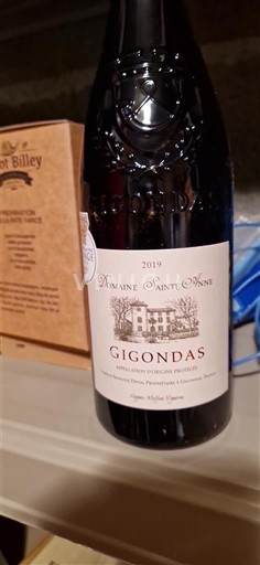 Rhônen laakso Gigondas Domaine Sainte-Anne 2019