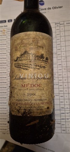 Bordeaux Médoc Château Begadand 1988