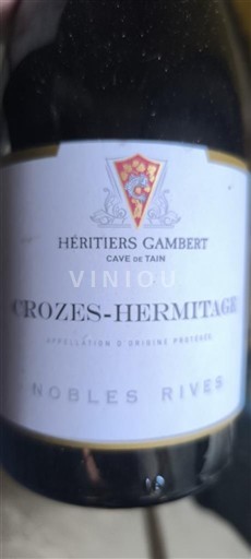 Rhône-dalen Crozes-Hermitage Héritiers Gambert Cave de Tain Nobles Rives 2019